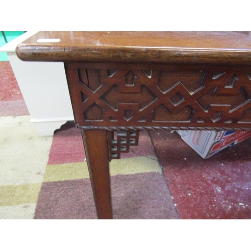 218 - Chinese Chippendale style hall table