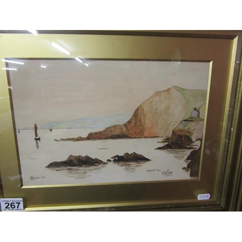 267 - Watercolour - Lantern Hill, Ilfracombe