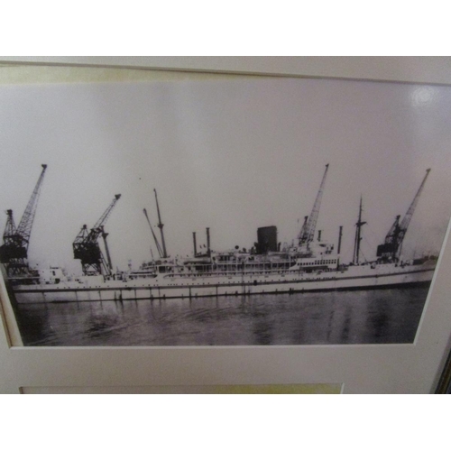 268 - Framed ship pictures