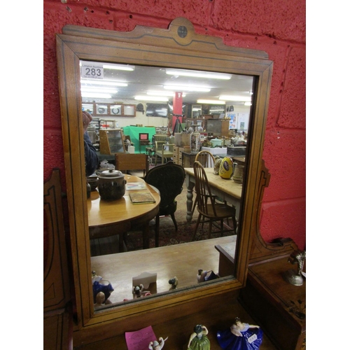 283 - Satinwood dressing chest - Approx W: 106cm D: 52.5cm H: 160cm