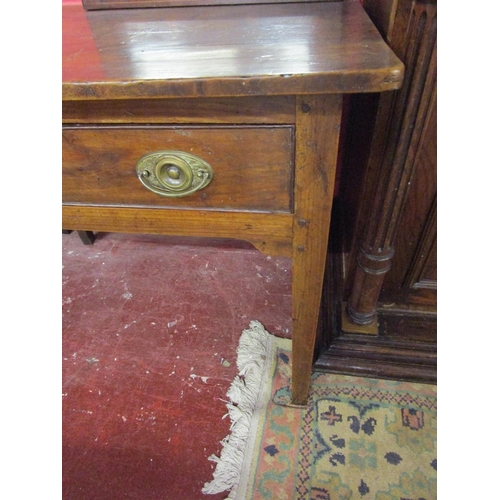 290 - 18th century fruitwood lowboy - Approx W: 88cm D: 57cm H: 70cm