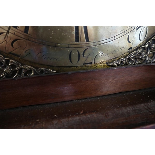 310 - Oak long case clock