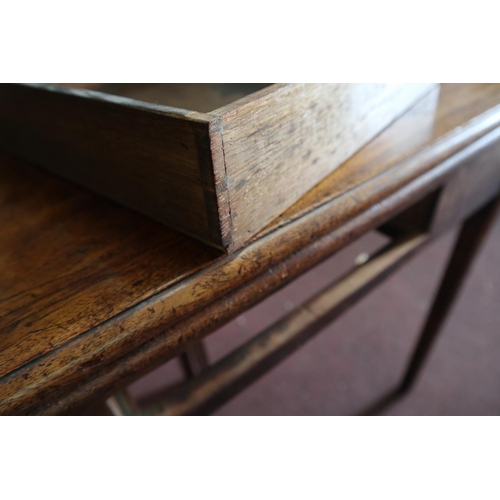 330 - Mahogany tea table with drawer