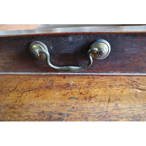 330 - Mahogany tea table with drawer