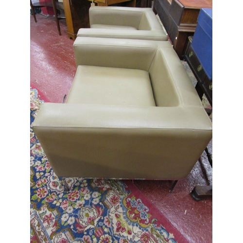 354 - Pair of contemporary armchairs