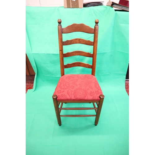 426 - Set of 10 oak framed dining chairs to include 2 carvers