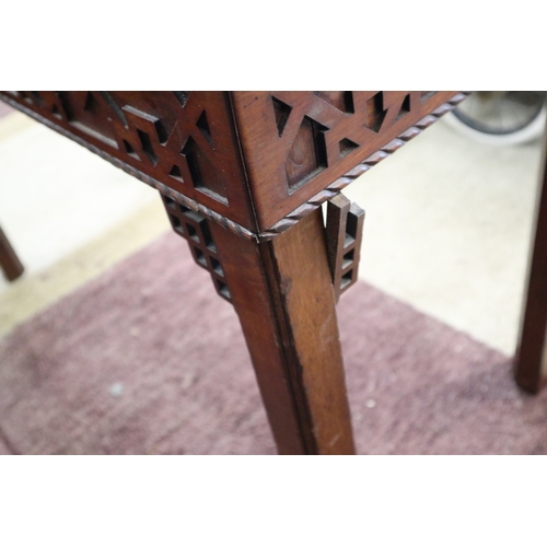 218 - Chinese Chippendale style hall table