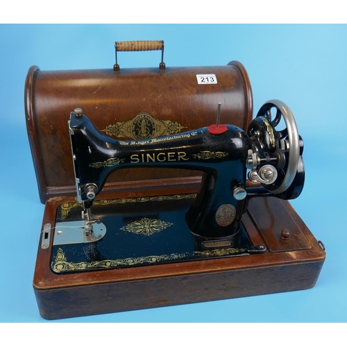 213 - Singer sewing machine