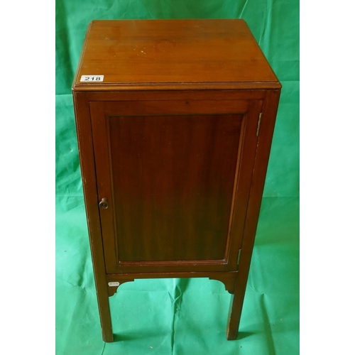 218 - Mahogany pot cupboard