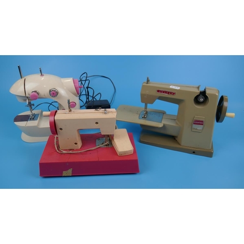 228 - 3 small sewing machines