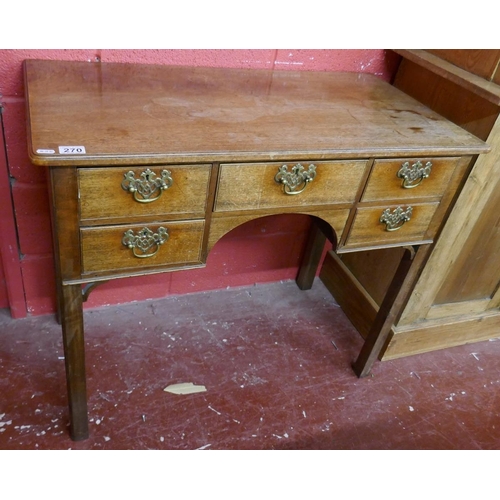 270 - Early oak lowboy