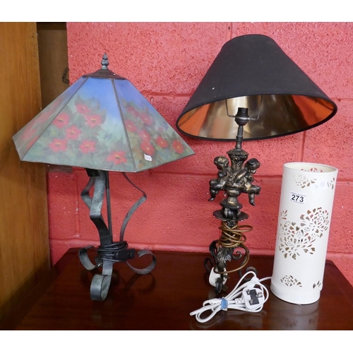 273 - 3 table lamps