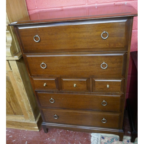 274 - Stag Minstrel chest of drawers - Approx W: 82cm D: 47cm H: 113cm