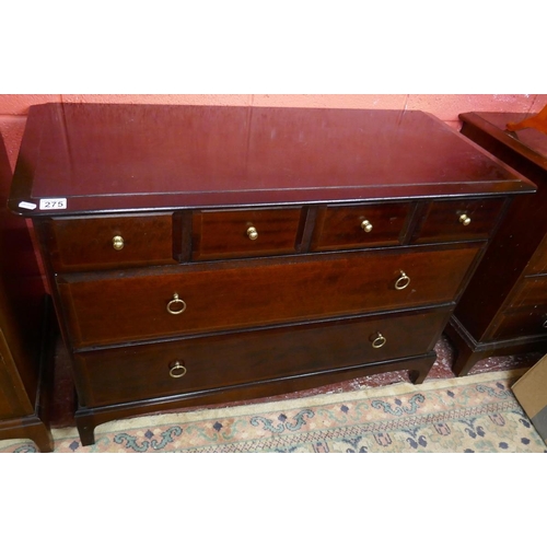 275 - Stag Minstrel chest of drawers - Approx W: 107cm D: 47cm H: 72cm