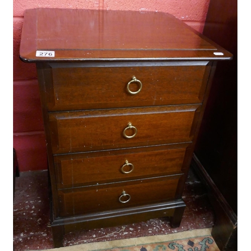 276 - Stag Minstrel bedside chest of drawers - Approx W: 53cm D: 47cm H: 72cm