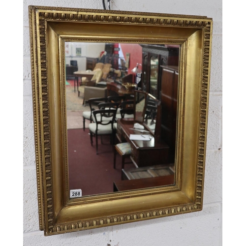 288 - Antique gilt framed mirror