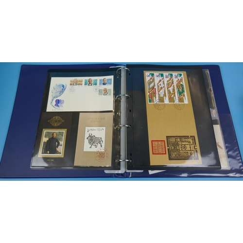 85 - Stamps - Folder of FDC's and postcards to include Chinese interest