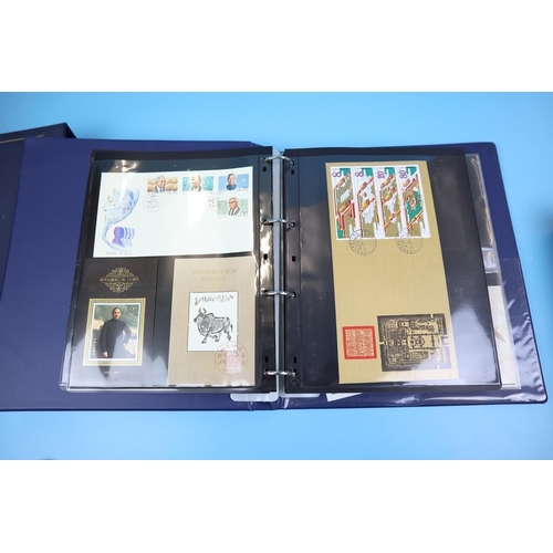 85 - Stamps - Folder of FDC's and postcards to include Chinese interest