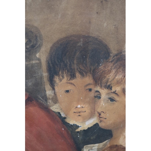 235 - Original Ethel Parkinson (1868 - 1957) watercolour of Dutch children?