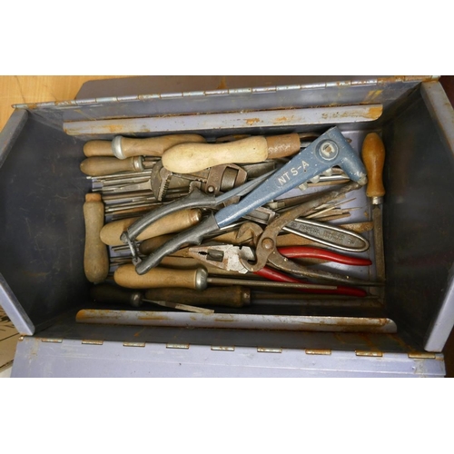 309 - Collection of tools and boxes