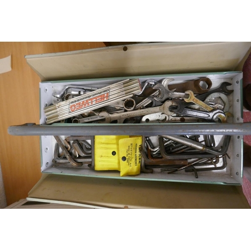 309 - Collection of tools and boxes