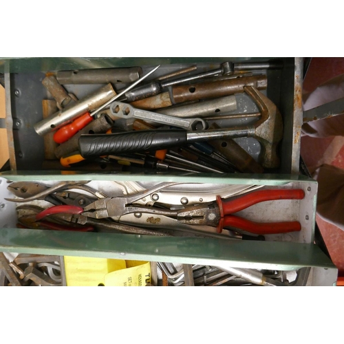 309 - Collection of tools and boxes