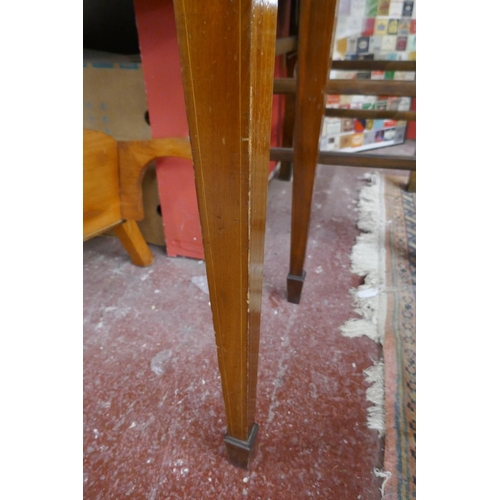 326 - Early 19th century inlaid mahogany serving table - Approx W: 170cm D: 60cm H: 88cm