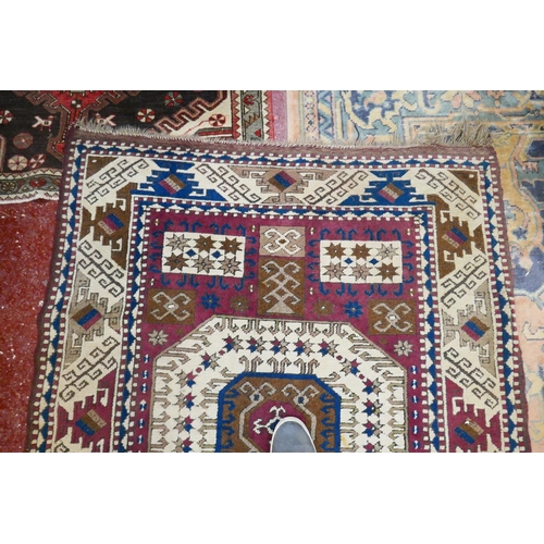 493 - Small eastern antique rug - Approx 160cm x 127cm