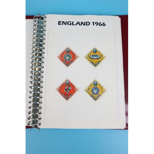 78 - Stamps - Football - England 1966 to 1986 over 500 mint