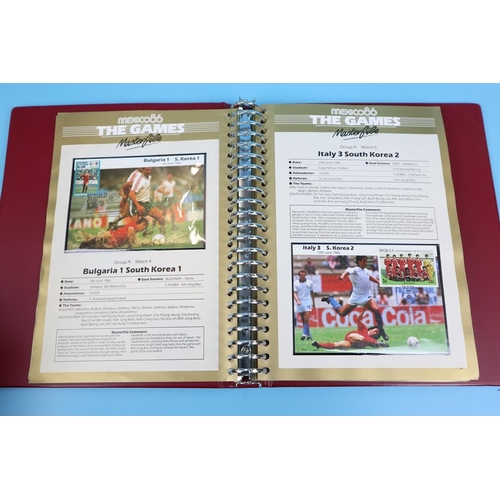 80 - Stamps - 52 matches of the 1986 World cup tournament in Mexico