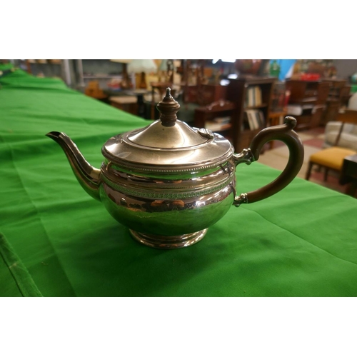 2 - 3 piece hallmarked silver tea service - Makers mark R&F Ltd - Approx gross weight 774g
