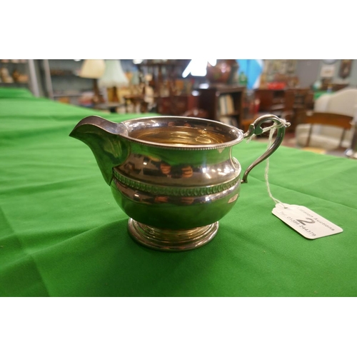 2 - 3 piece hallmarked silver tea service - Makers mark R&F Ltd - Approx gross weight 774g