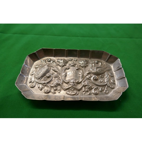 3 - Hallmarked silver harlequin dressing table set