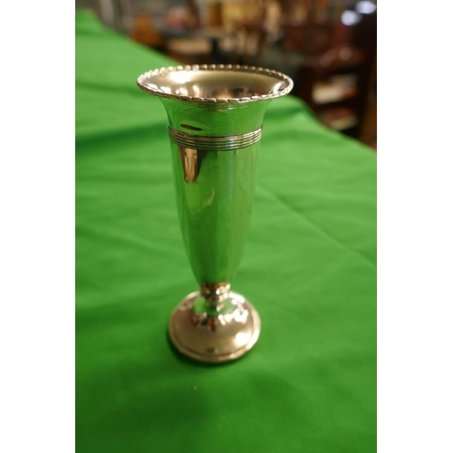 7 - Hallmarked silver posy holder & 2 powder shakers - Approx gross weight 148g