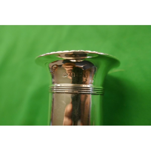 7 - Hallmarked silver posy holder & 2 powder shakers - Approx gross weight 148g