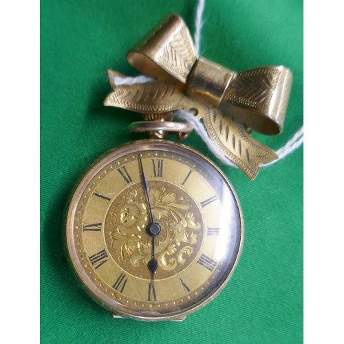 70 - Small 12.5ct gold pocket watch