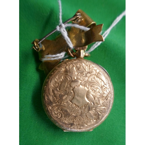70 - Small 12.5ct gold pocket watch