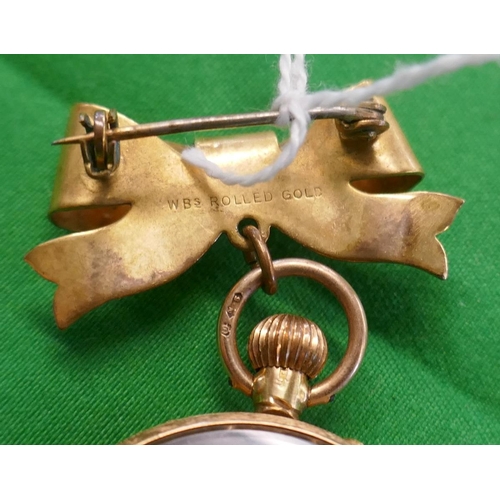 70 - Small 12.5ct gold pocket watch