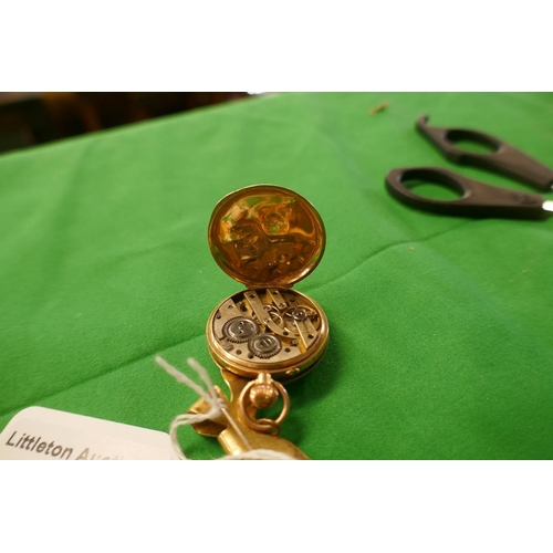 70 - Small 12.5ct gold pocket watch