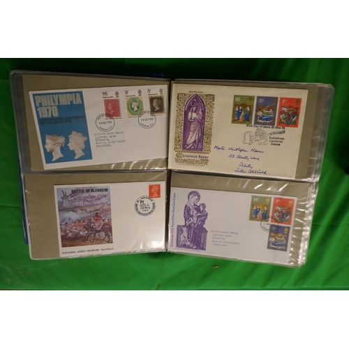 89 - 4 albums of First Day covers