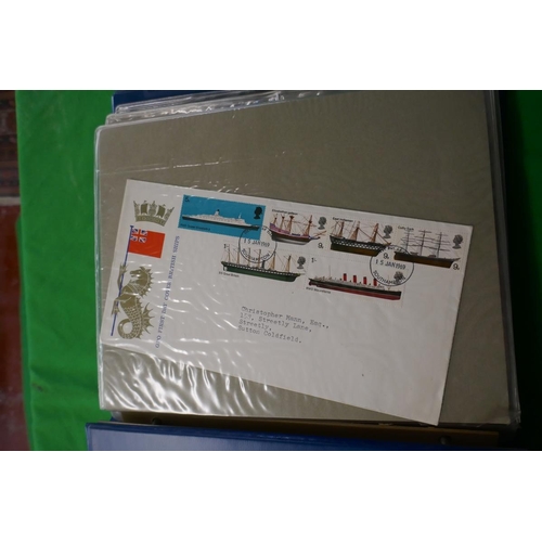 89 - 4 albums of First Day covers