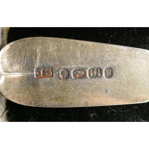 9 - Rare set of 6 antique Exeter fiddle pattern silver teaspoons by John Stone circa 1853 - Approx weigh... 