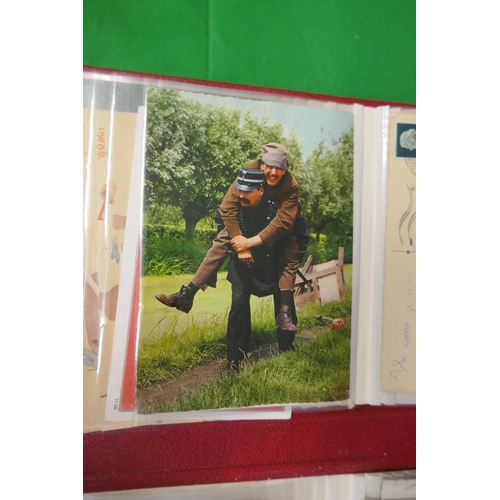97 - Humorous vintage postcard album