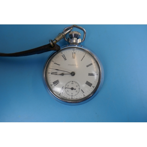 73 - Assortment of watches to include Jaeger Le Coultre WW2 period military pocket watch