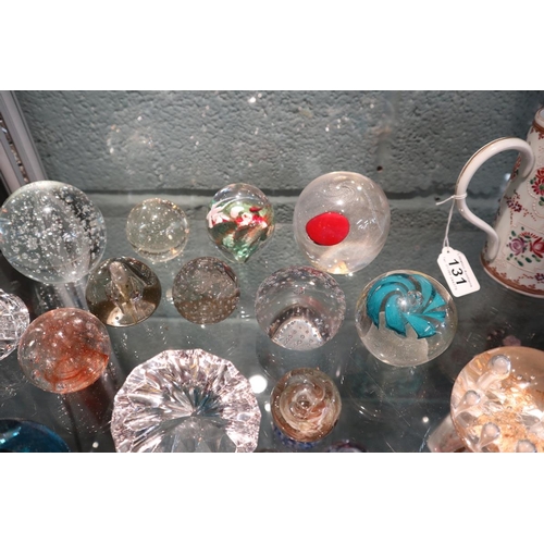 132 - Collection of paperweights