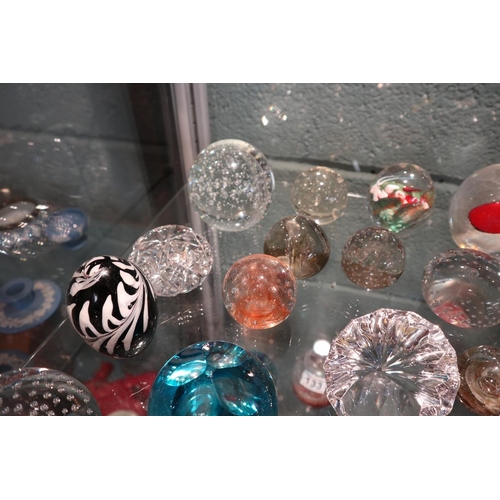 132 - Collection of paperweights