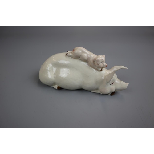 143 - Beswick ceramic pig figure