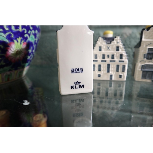 148 - Collection of blue Delft Bols buildings - All full