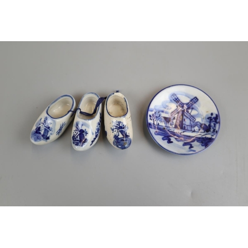 161 - Collection of blue & white Delft