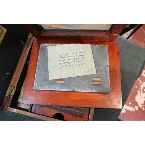 176 - Antique printing box with original components & ink - The Cyclostyle